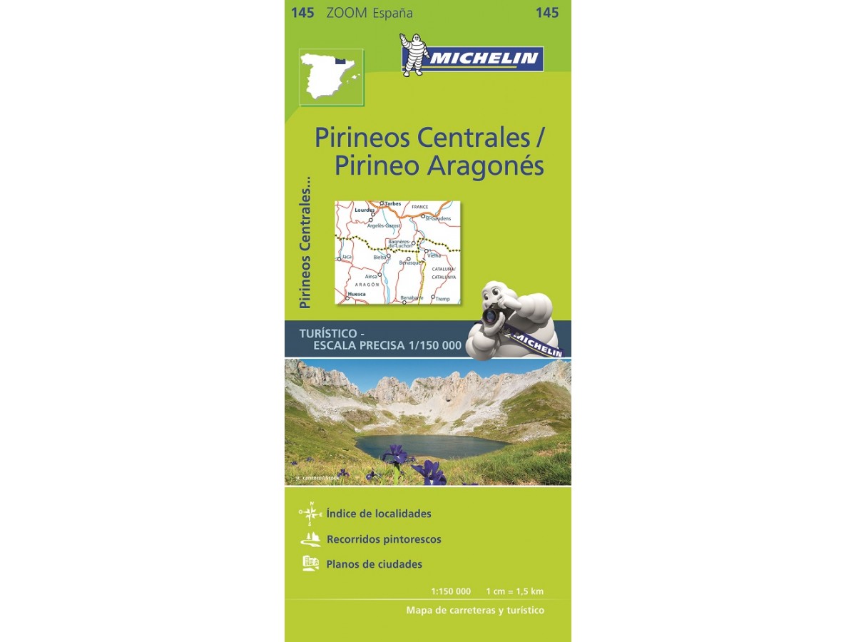145 Pyreneerna centrala Michelin 145 Pyreneerna centrala Michelin